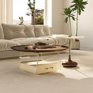 Meral Modern Stainless Steel Coffee Table Set | Contemporary Stylish Center Tables for Living Room Décor - Sleek Furniture