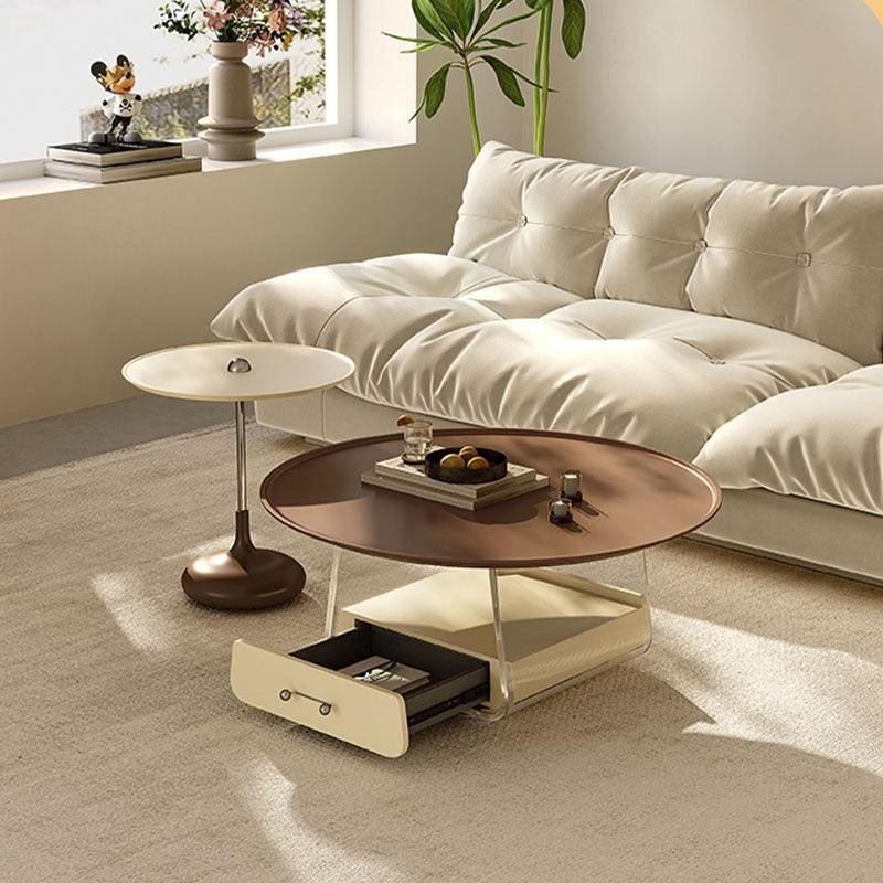Meral Modern Stainless Steel Coffee Table Set | Contemporary Stylish Center Tables for Living Room Décor - Sleek Furniture