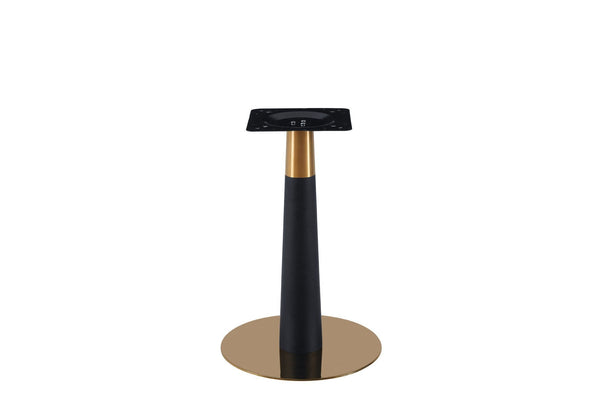 Mmilo Luxury Round Dining Table | White Marble Top with Gold & Black Base, 100cm