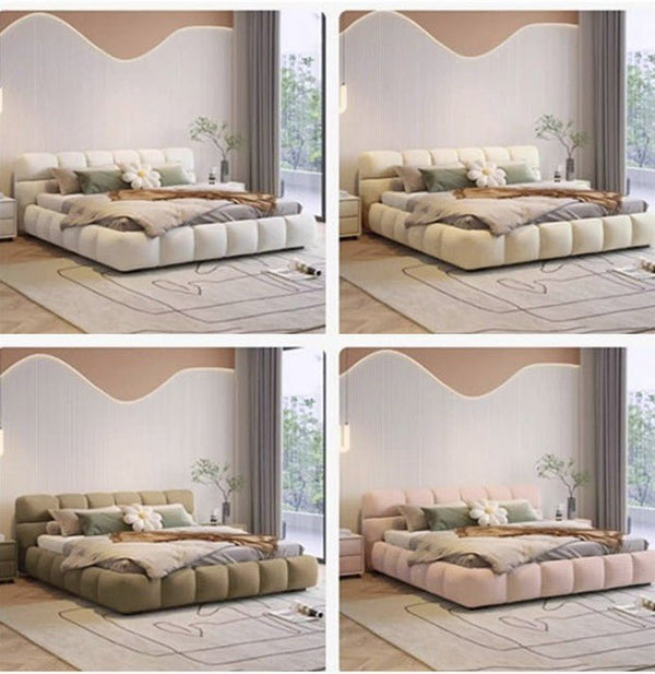 Modern Mamie Velvet Ottoman Storage Bed Frame with Gaslift Lift - Up Storage, Upholstered King Size Bed, Available in Multiple Sizes & Colours - Sleek Furniture