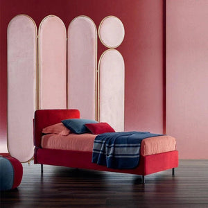 Modern Velvet Folding Screen Room Divider Privacy Partition Panel for Bedroom Living Room Office – Pink, Grey, Green & Blue - Sleek Furniture