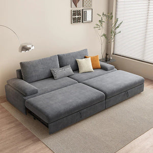 Molly 3-Seater Sofa Bed – Velvet Folding Sofa Bed with High-Density Sponge Filling | Multi-Size Pull Out Sofa Bed UK Style | Space-Saving Convertible Bed for Living Room & Guest Room - Sleek Furniture