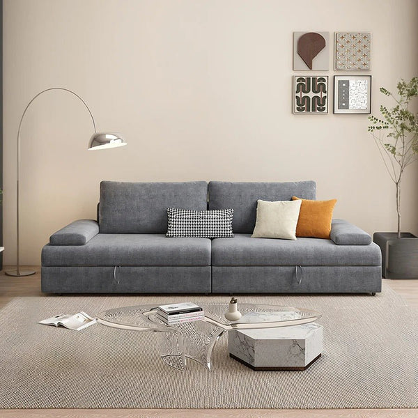 Molly 3-Seater Sofa Bed – Velvet Folding Sofa Bed with High-Density Sponge Filling | Multi-Size Pull Out Sofa Bed UK Style | Space-Saving Convertible Bed for Living Room & Guest Room - Sleek Furniture