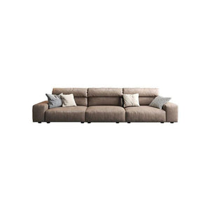 Montgomery 3 Seater Sofa | Modern Leathaire Upholstered Comfortable Living Room Couch | Contemporary 3-Seater Sofa for Home & Lounge - Sleek Furniture
