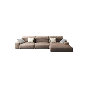 Montgomery Leathaire Corner Sofa 285cm – Contemporary 3 Seater / 4 Seater L-Shaped Sofa with Modern Design and Comfortable Seating - Sleek Furniture