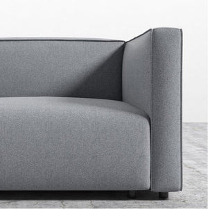 Oakland Modular Four Seater Corner Sofa – Modern Linen Upholstered Sectional Couch with High-Density Foam Cushions, Contemporary Living Room Seating - Sleek Furniture