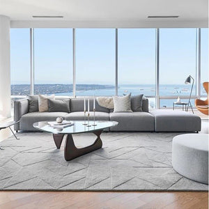 Oakland Modular Four Seater Corner Sofa – Modern Linen Upholstered Sectional Couch with High-Density Foam Cushions, Contemporary Living Room Seating - Sleek Furniture