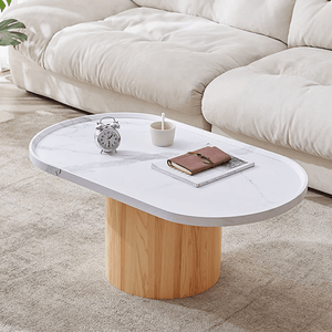 Osric Mid - Century Modern Wooden Coffee Table Set – Contemporary Nesting Tables for Living Room, Stylish Wooden Center Table Set with Durable Build & Elegant Finish - Sleek Furniture