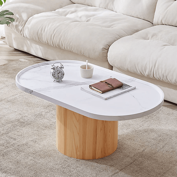 Osric Mid - Century Modern Wooden Coffee Table Set – Contemporary Nesting Tables for Living Room, Stylish Wooden Center Table Set with Durable Build & Elegant Finish - Sleek Furniture