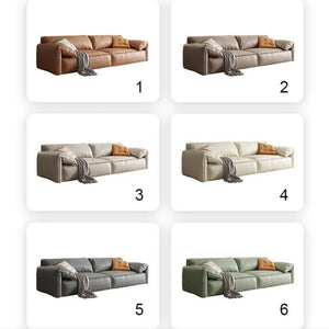 Otto L411 Three Seater Modular Sofa – Contemporary Leathaire Upholstered Couch with High Density Sponge Cushioning, Modern Living Room Seating - Sleek Furniture