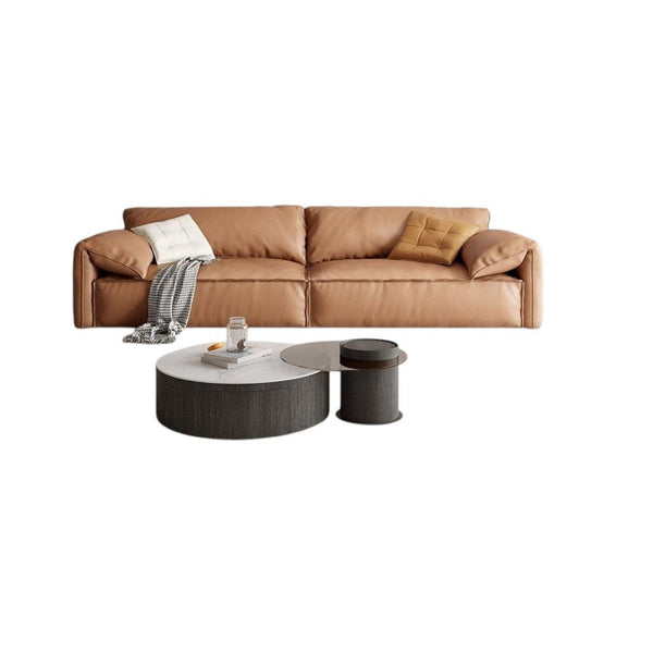 Otto L411 Three Seater Modular Sofa – Contemporary Leathaire Upholstered Couch with High Density Sponge Cushioning, Modern Living Room Seating - Sleek Furniture