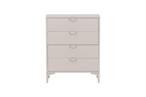 Piring 4-Drawer Beige Steel Cabinet | Modern Office & Home Storage Solution
