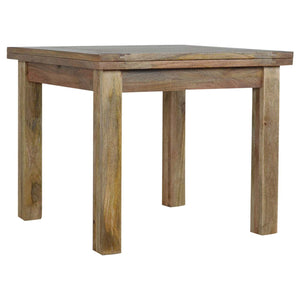 Extendable dining table seating four to six people