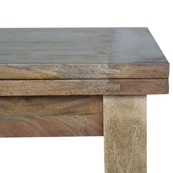 Butterfly extension dining table with country charm