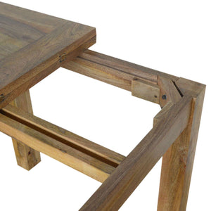 Extendable butterfly dining table in Oak-ish finish
