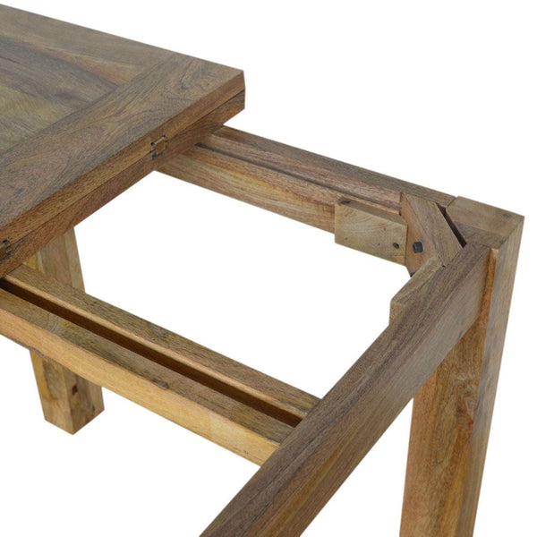 Extendable butterfly dining table in Oak-ish finish