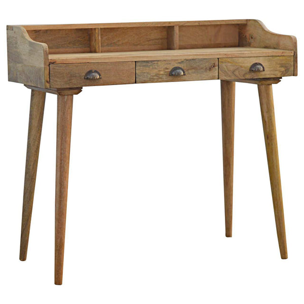 Gallery Back Shell Writing Desk 100 cm tabletop