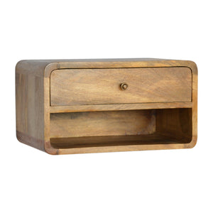Floating Curve Open Slot Bedside - My Store