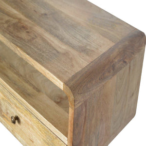 Solid mango wood console table for modern living room