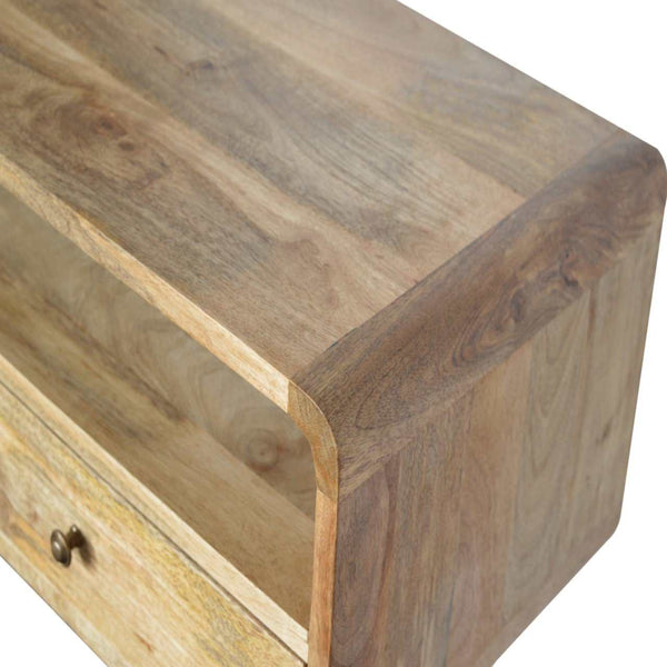 Solid mango wood console table for modern living room