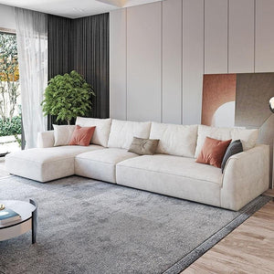 R77 Dexter Modular Three Seater Sofa – Contemporary Leathaire Upholstered Couch with High Density Foam, Modern Living Room Sofa - Sleek Furniture