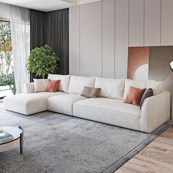 R77 Dexter Modular Three Seater Sofa – Contemporary Leathaire Upholstered Couch with High Density Foam, Modern Living Room Sofa - Sleek Furniture