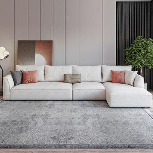 R77 Dexter Modular Three Seater Sofa – Contemporary Leathaire Upholstered Couch with High Density Foam, Modern Living Room Sofa - Sleek Furniture