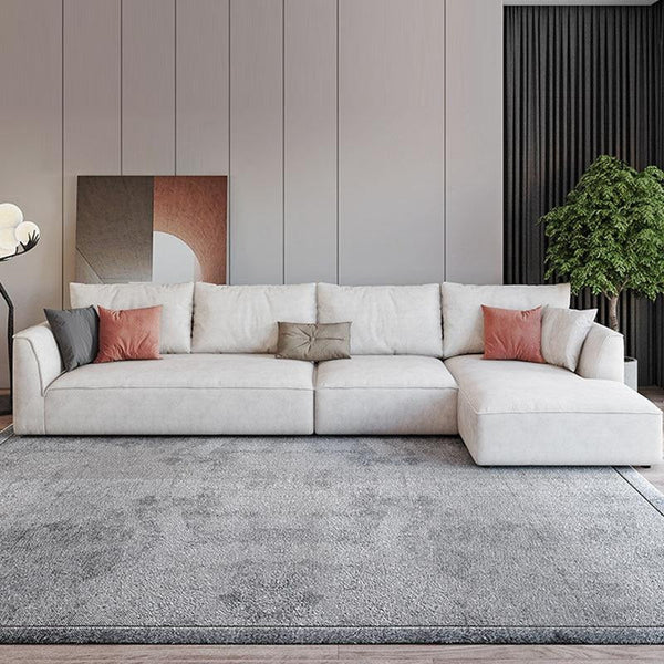 R77 Dexter Modular Three Seater Sofa – Contemporary Leathaire Upholstered Couch with High Density Foam, Modern Living Room Sofa - Sleek Furniture