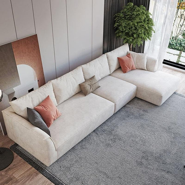 R77 Dexter Modular Three Seater Sofa – Contemporary Leathaire Upholstered Couch with High Density Foam, Modern Living Room Sofa - Sleek Furniture