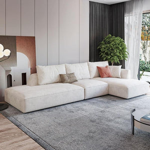 R77 Dexter Modular Three Seater Sofa – Contemporary Leathaire Upholstered Couch with High Density Foam, Modern Living Room Sofa - Sleek Furniture