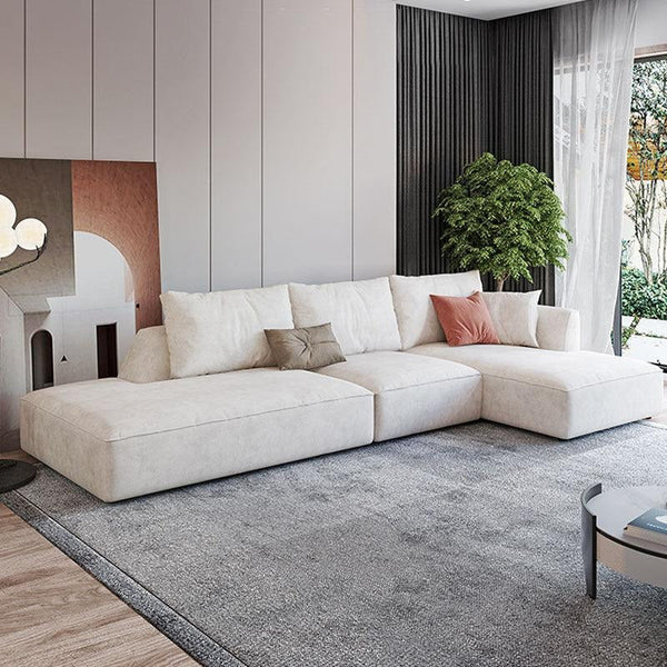 R77 Dexter Modular Three Seater Sofa – Contemporary Leathaire Upholstered Couch with High Density Foam, Modern Living Room Sofa - Sleek Furniture