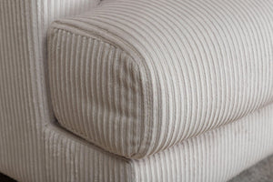 Sofia Beige Armchair | Velvet Upholstery with Nordic Design & Metal Legs