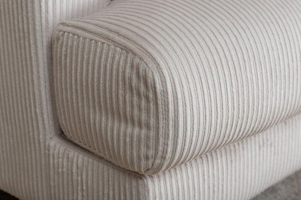 Sofia Beige Armchair | Velvet Upholstery with Nordic Design & Metal Legs