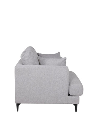 Sofia Grey Armchair | Modern Nordic Design with High Comfort