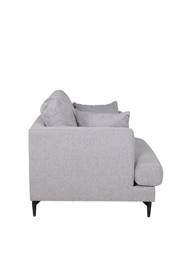Sofia Grey Armchair | Modern Nordic Design with High Comfort