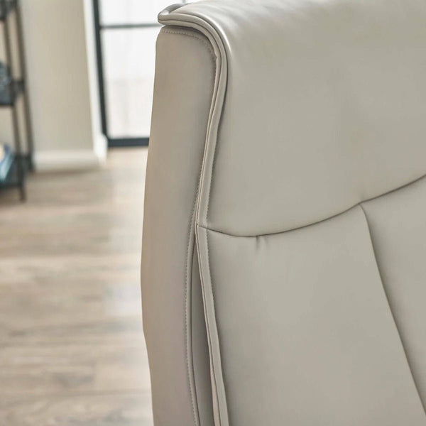 Sofia Grey Dual Motor Power Recliner Chair with USB Charging Port & Swivel Star Base - Sleek Furniture