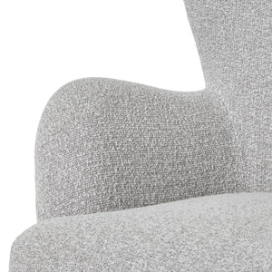 Greige Hui Large Arm Chair – Plush Fabric Upholstery with Modern Design - My Store