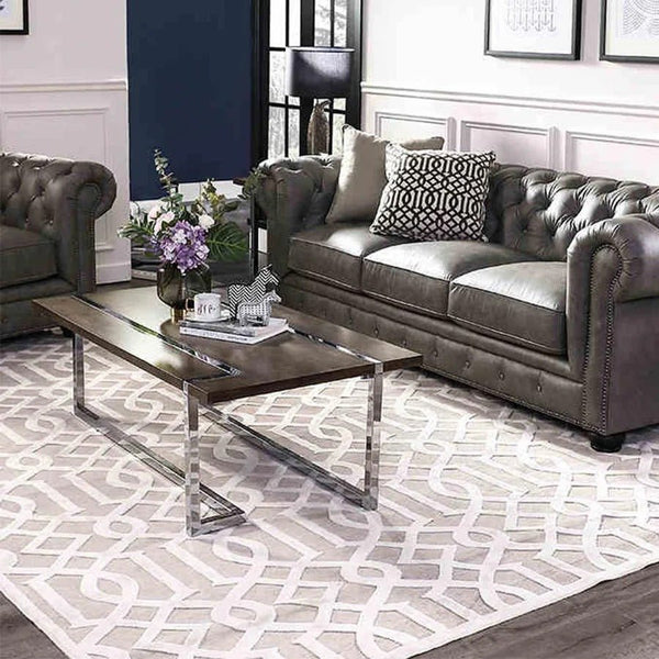 The Dorchester PU Leather Three Seater Sofa with Armchair – Contemporary Wooden Frame Living Room Set | Modern Comfortable 3-Seater Couch with Matching Armchair (Grey, Black, Brown) - Sleek Furniture