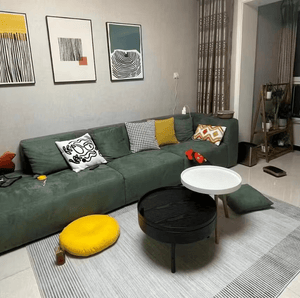 Valentina 3-Seater Corner Sofa – Modern Velvet Upholstered L-Shaped Sofa for Living Room, Comfortable Contemporary Seating - Sleek Furniture