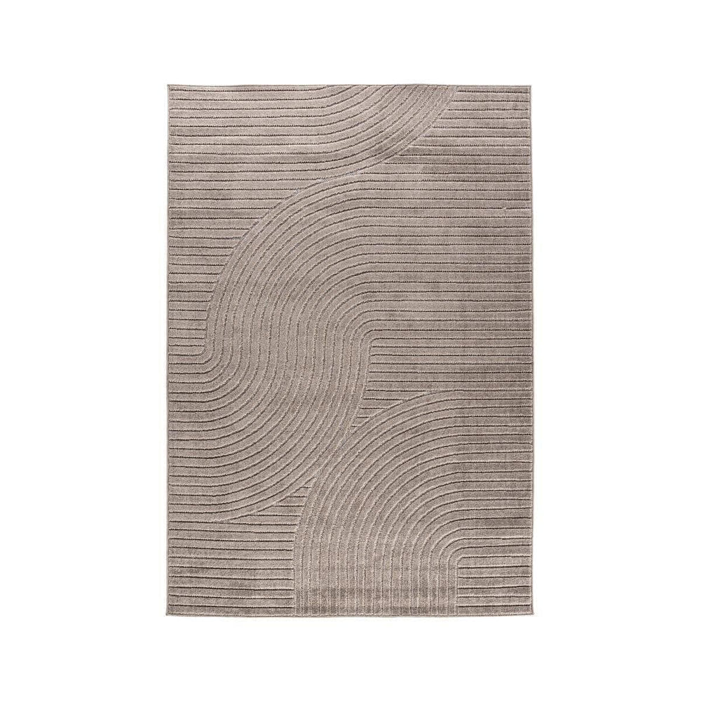 Vince Solar Rectangular Rug 340x240 cm | Brown Modern Home Decor