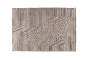 Vince Solar Rectangular Rug 340x240 cm | Brown Modern Home Decor