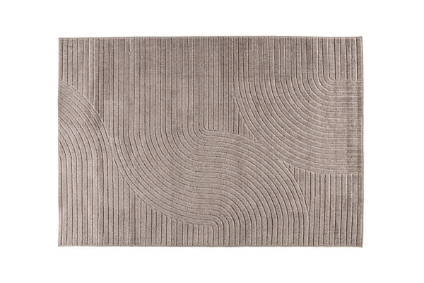 Vince Solar Rectangular Rug 340x240 cm | Brown Modern Home Decor