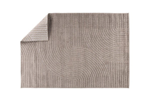 Vince Solar Rectangular Rug 340x240 cm | Brown Modern Home Decor