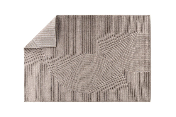 Vince Solar Rectangular Rug 340x240 cm | Brown Modern Home Decor