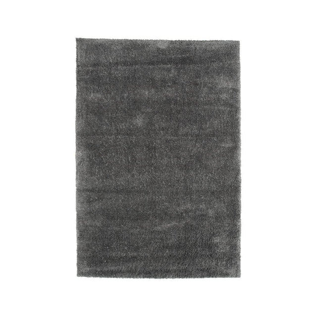 Walter Pluto Dark Grey Rectangular Carpet | 340x240 cm Soft Polyester Area Rug