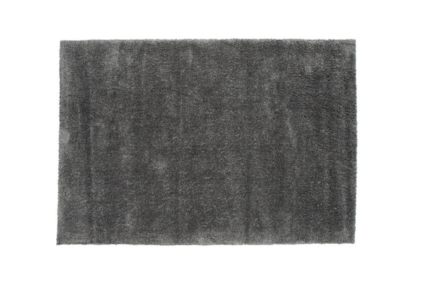Walter Pluto Dark Grey Rectangular Carpet | 340x240 cm Soft Polyester Area Rug