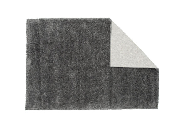 Walter Pluto Dark Grey Rectangular Carpet | 340x240 cm Soft Polyester Area Rug