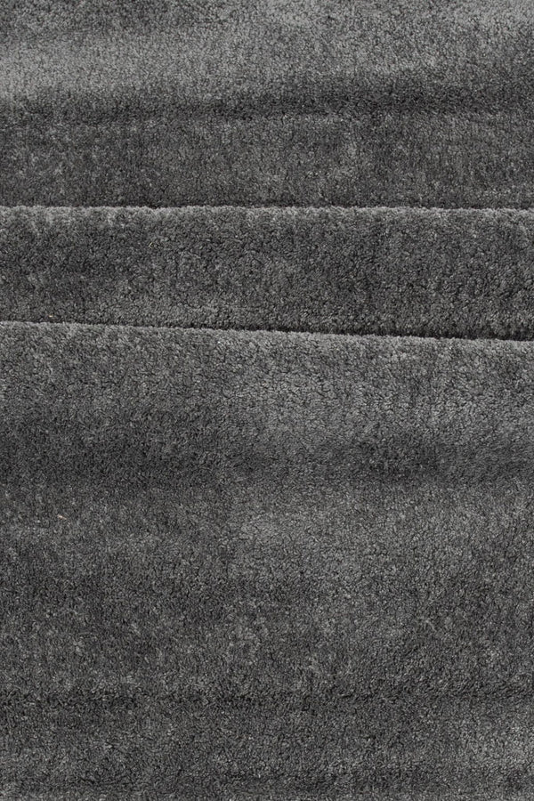 Walter Pluto Dark Grey Rectangular Carpet | 340x240 cm Soft Polyester Area Rug
