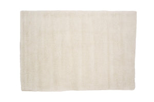 Walter Pluto White Rectangular Carpet | 340x240 cm Soft Polyester Area Rug