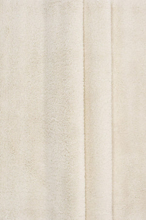 Walter Pluto White Rectangular Carpet | 340x240 cm Soft Polyester Area Rug